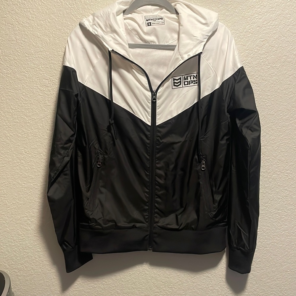 Black and white jacket